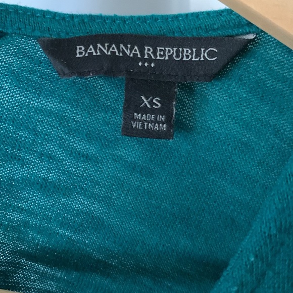 Banana Republic teal shell size xs - Picture 3 of 3